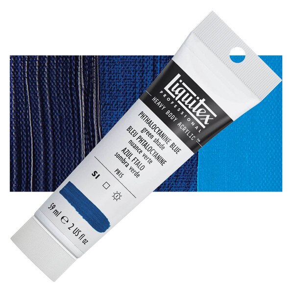 Liquitex Heavy Body Acrylic Paint Phthalocyanine Blue ISU Book Store